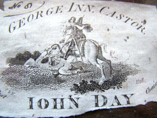 A collection of 18th century English coaching inn trade cards — image 3